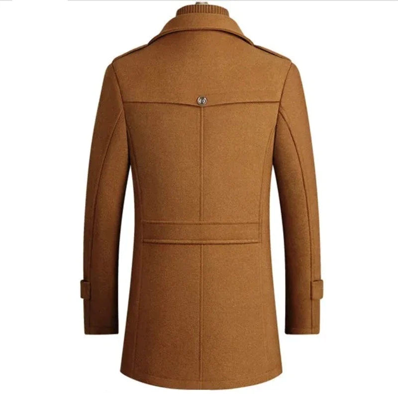 REMY-SINCLAIR ROYAL VIRGIN WOOL OVERCOAT