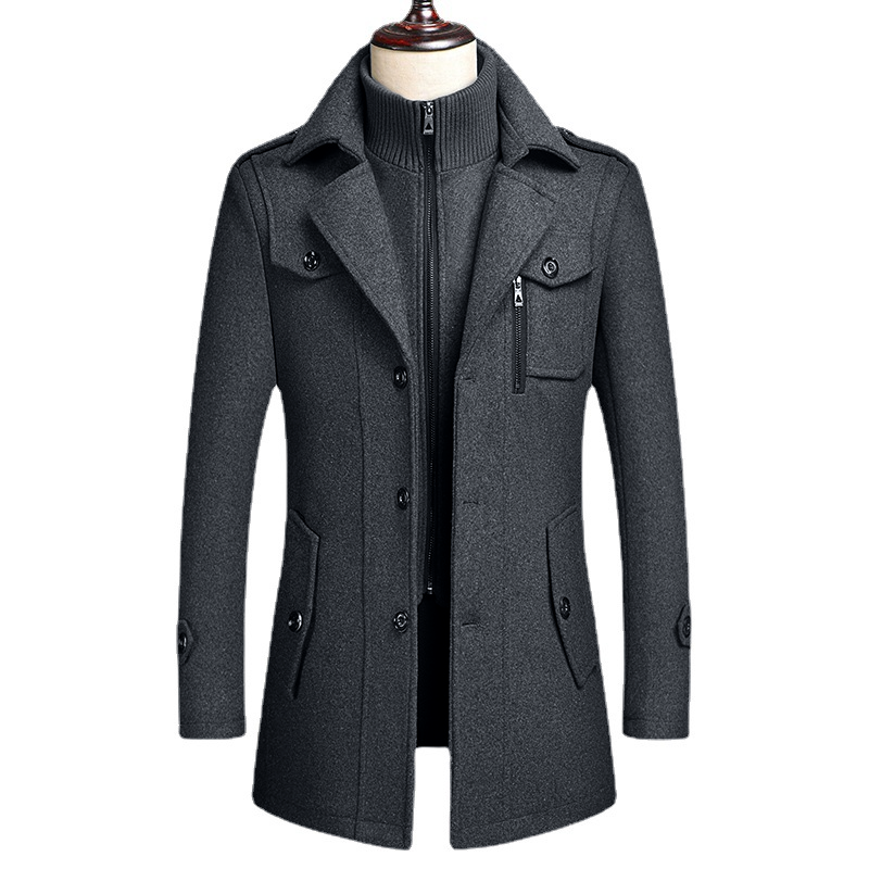 REMY-SINCLAIR ROYAL VIRGIN WOOL OVERCOAT